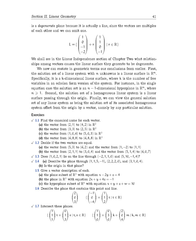 Linear Algebra - Linear Systems 41