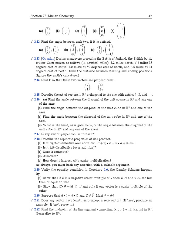 Linear Algebra - Linear Systems 47