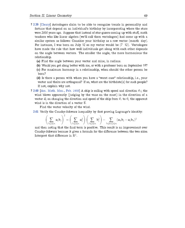 Linear Algebra - Linear Systems 49