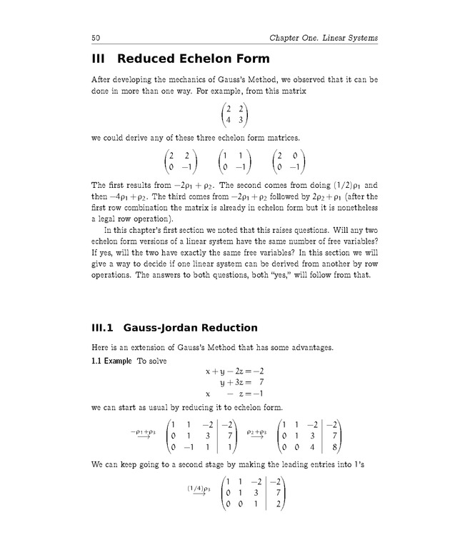 Linear Algebra - Linear Systems 50