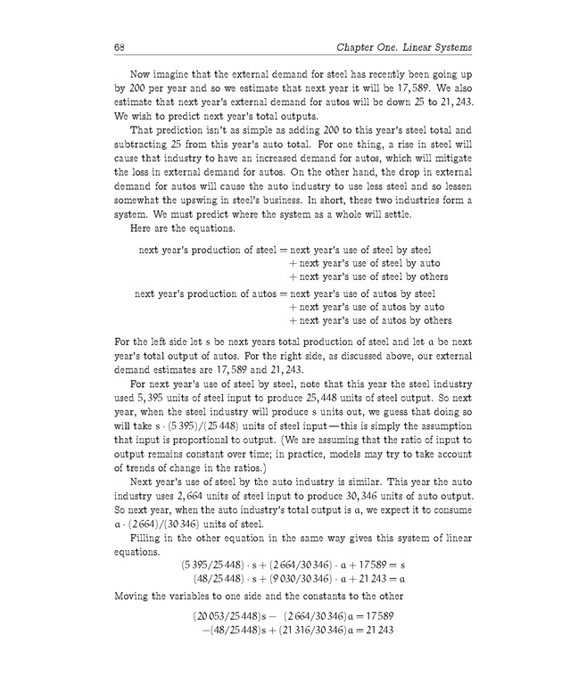 Linear Algebra - Linear Systems 68