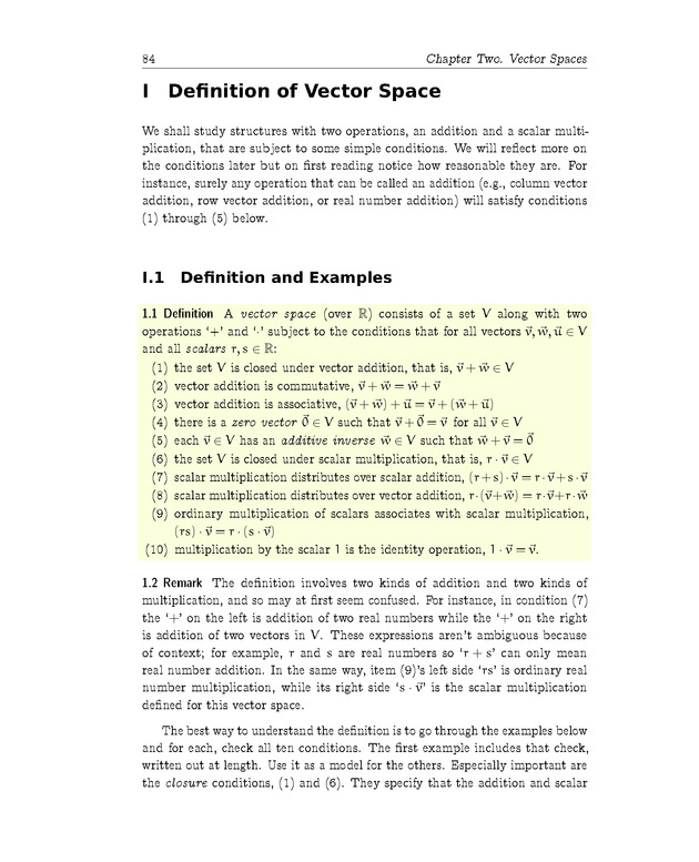 Linear Algebra - Vector Spaces 2