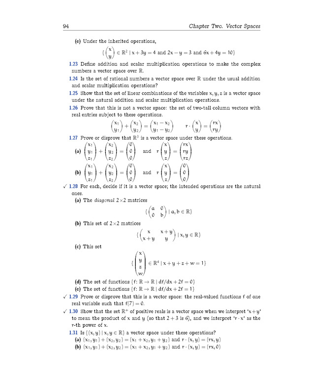 Linear Algebra - Vector Spaces 12