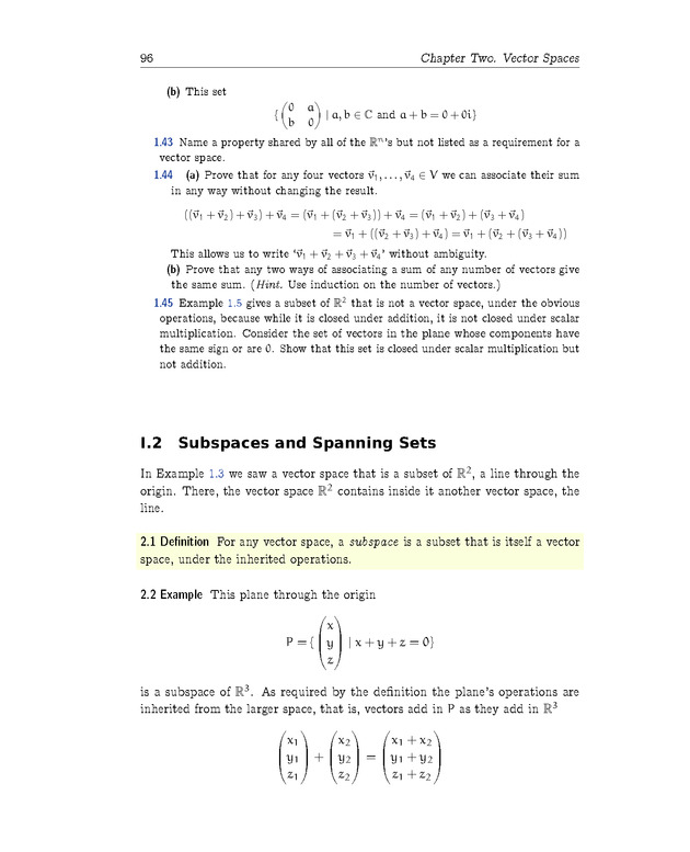 Linear Algebra - Vector Spaces 14