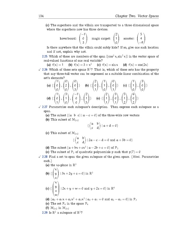 Linear Algebra - Vector Spaces 22