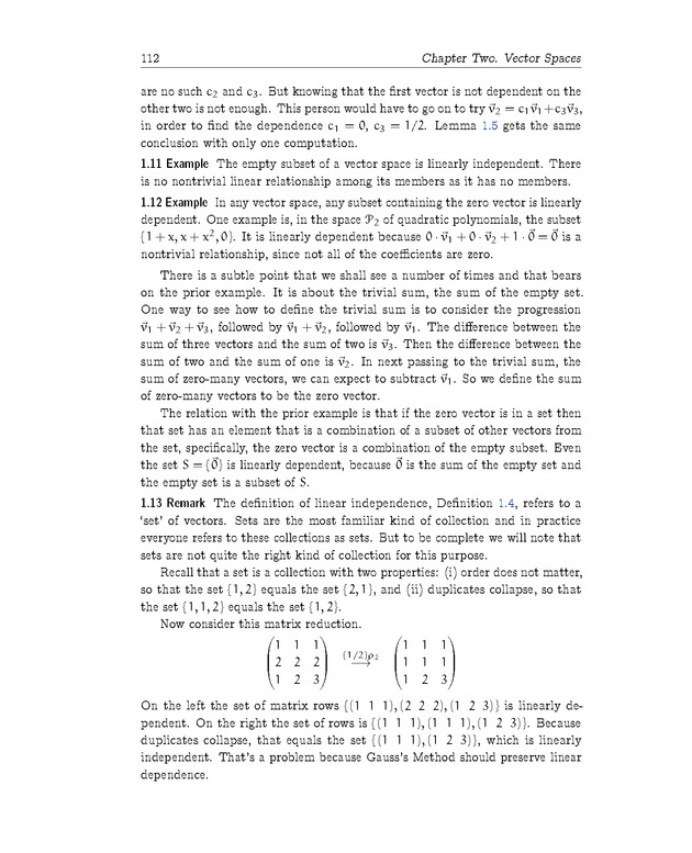 Linear Algebra - Vector Spaces 30