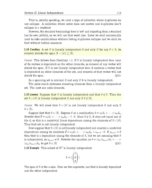 Linear Algebra - Vector Spaces 31