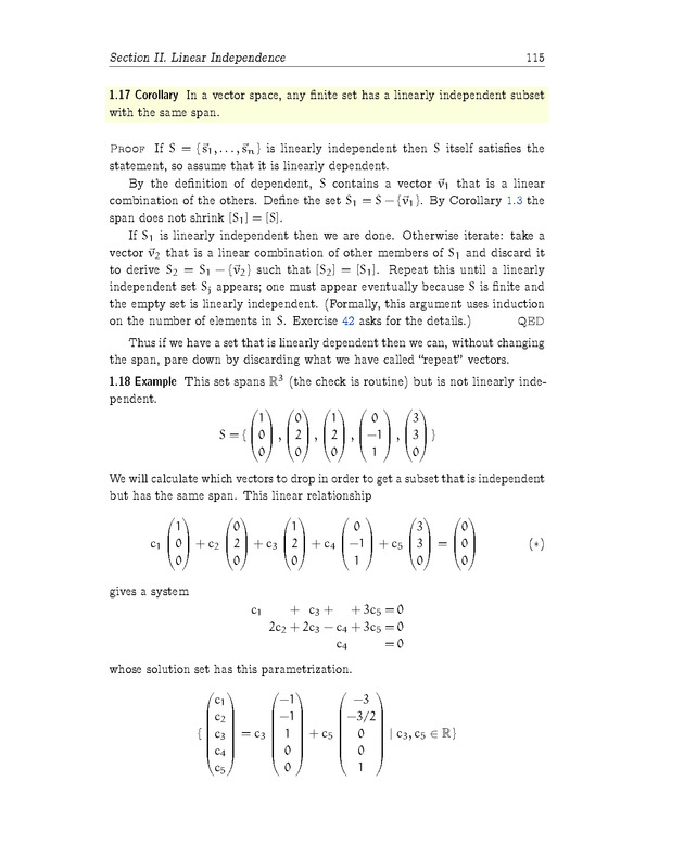Linear Algebra - Vector Spaces 33