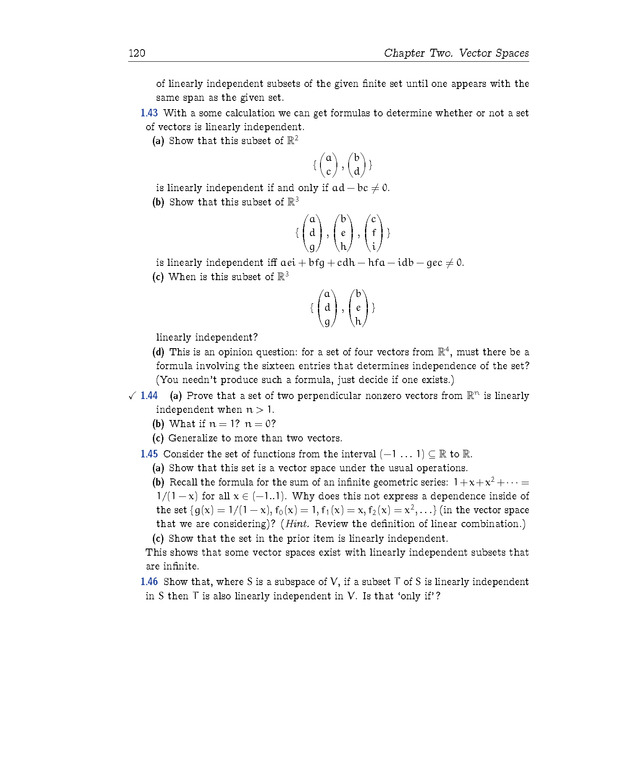 Linear Algebra - Vector Spaces 38