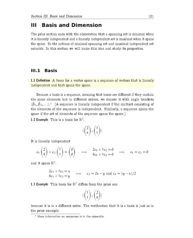 Linear Algebra - Vector Spaces 39