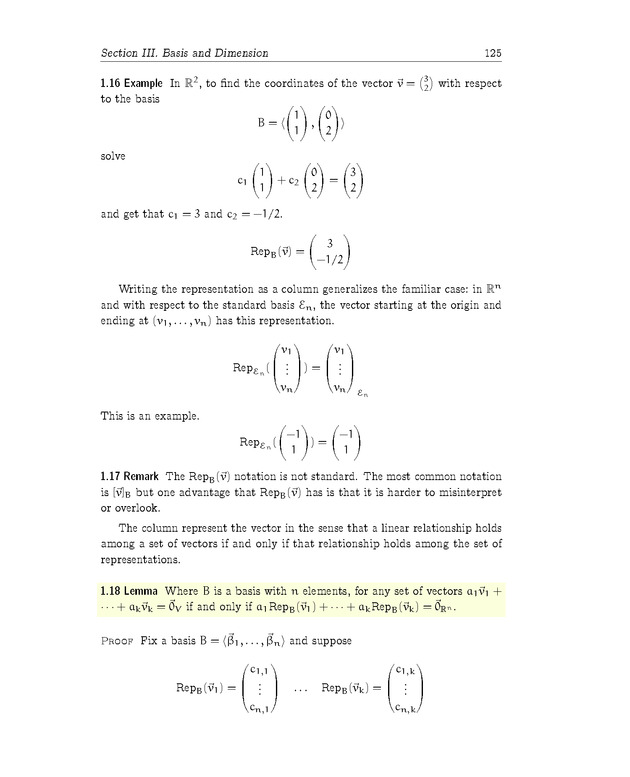 Linear Algebra - Vector Spaces 43