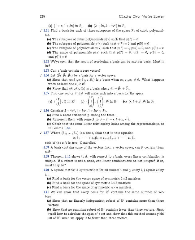 Linear Algebra - Vector Spaces 46