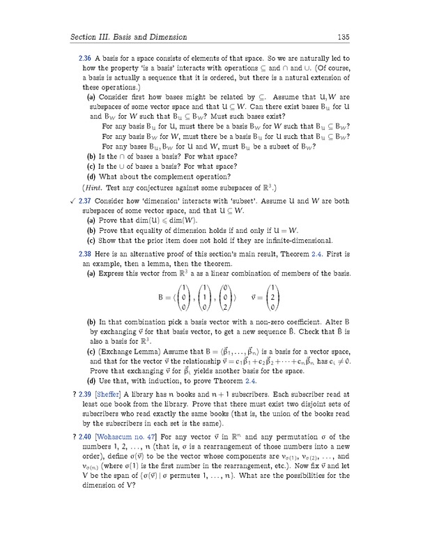 Linear Algebra - Vector Spaces 53