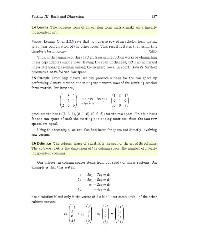 Linear Algebra - Vector Spaces 55