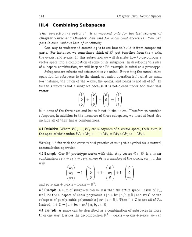 Linear Algebra - Vector Spaces 62