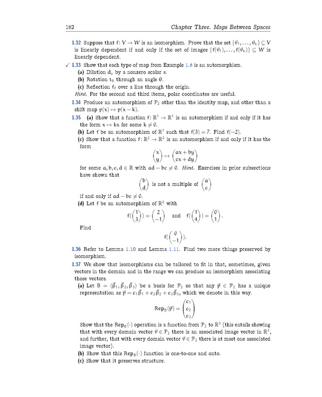 Linear Algebra - Maps Between Spaces 10
