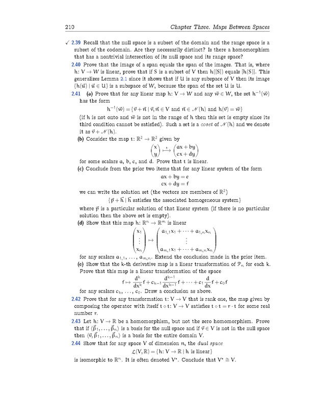 Linear Algebra - Maps Between Spaces 38