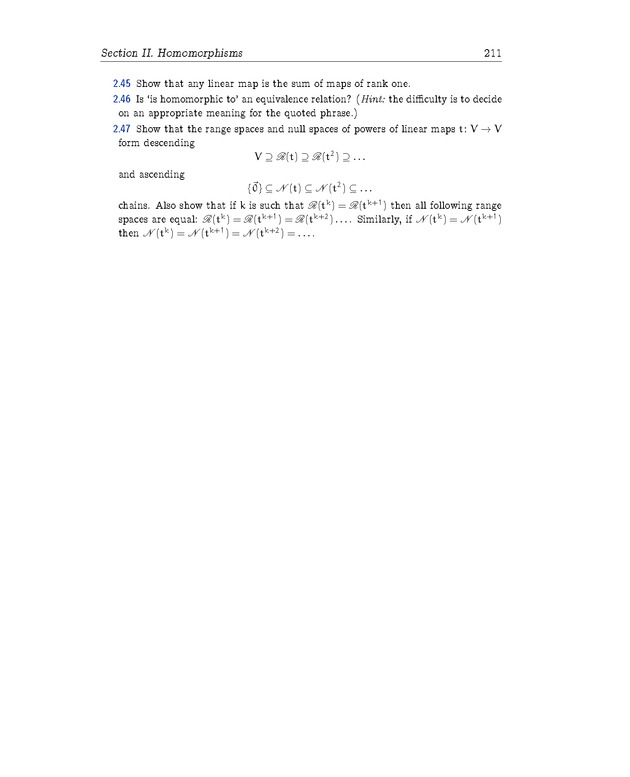 Linear Algebra - Maps Between Spaces 39