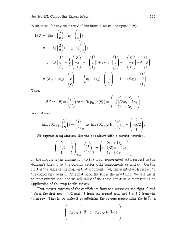 Linear Algebra - Maps Between Spaces 41