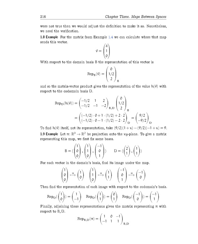 Linear Algebra - Maps Between Spaces 44