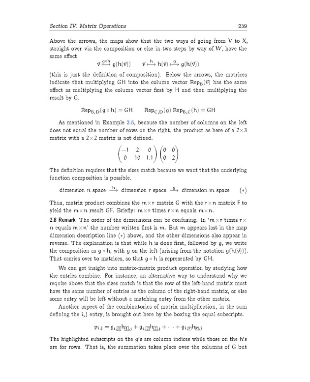 Linear Algebra - Maps Between Spaces 67