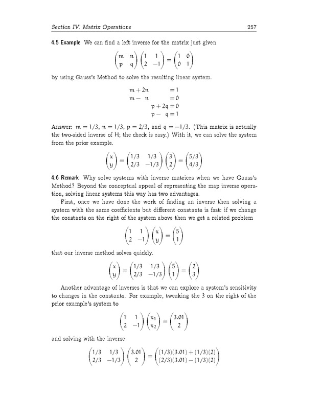 Linear Algebra - Maps Between Spaces 85