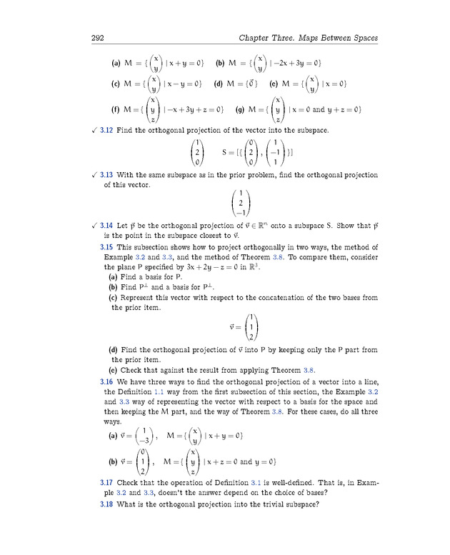 Linear Algebra - Maps Between Spaces 120