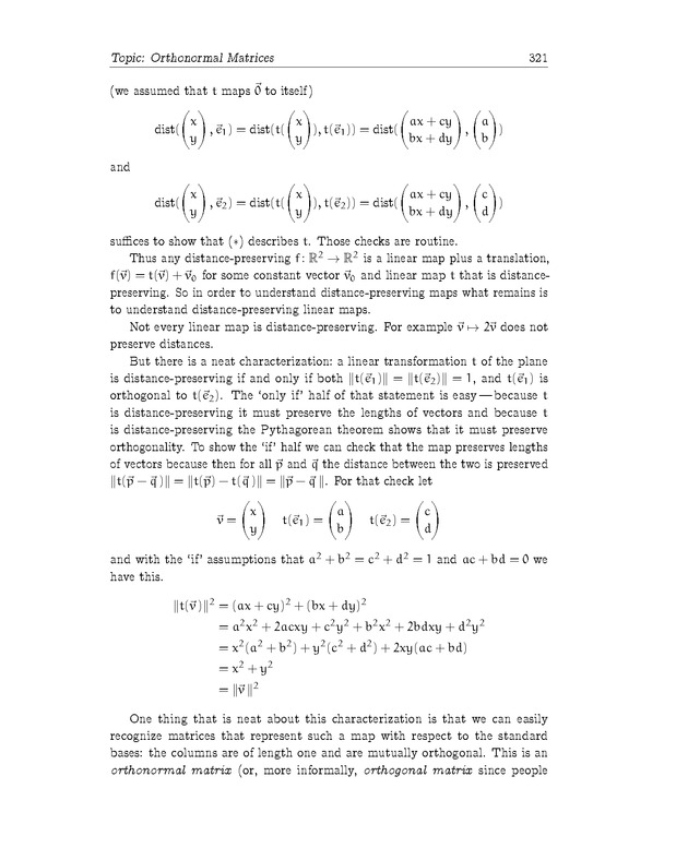 Linear Algebra - Maps Between Spaces 149