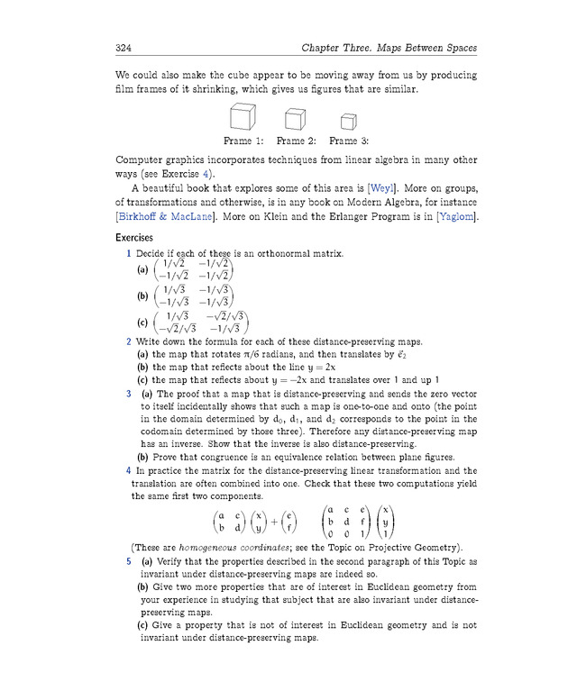 Linear Algebra - Maps Between Spaces 152