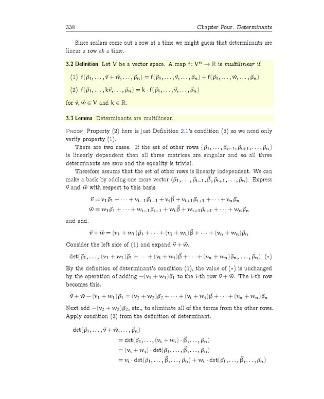 Linear Algebra - Maps Between Spaces 14