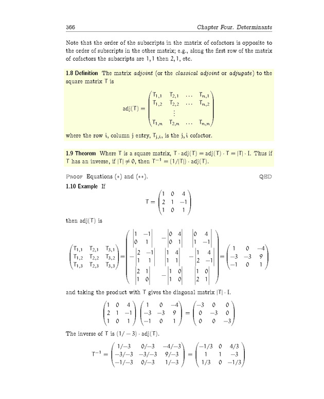 Linear Algebra - Maps Between Spaces 42