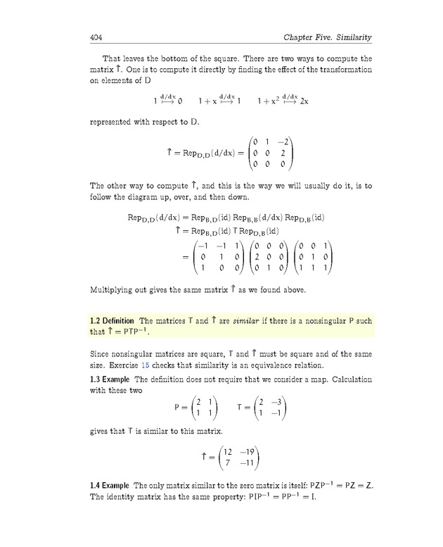 Linear Algebra - Similarity 8