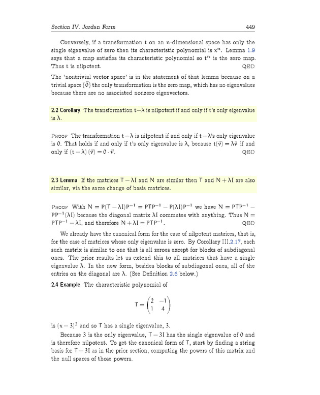 Linear Algebra - Similarity 53