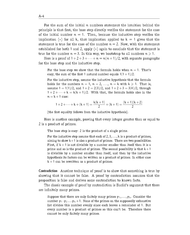 Linear Algebra - Appendix 4