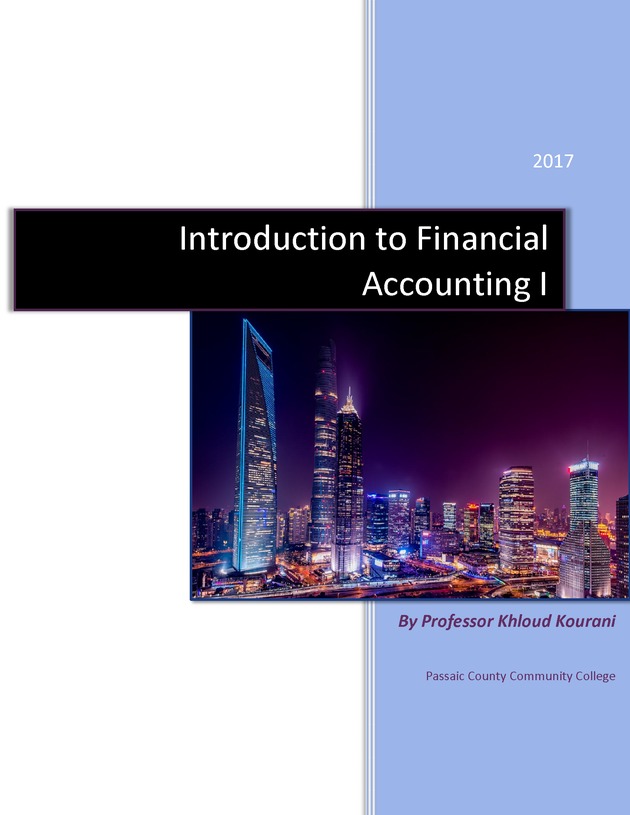 Introduction to Financial Accounting I - Cover 1