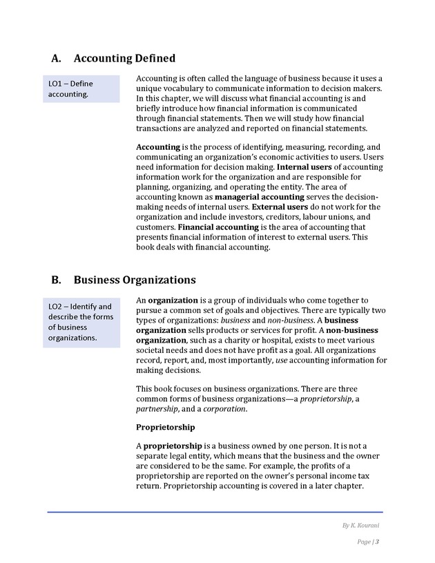 Introduction to Financial Accounting I - Page 3