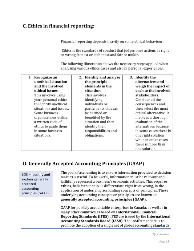 Introduction to Financial Accounting I - Page 5