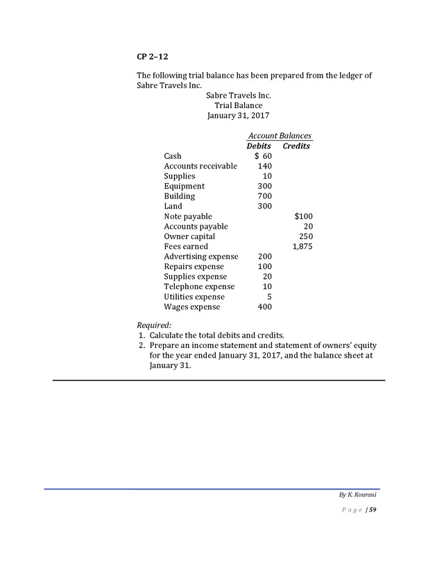 Introduction to Financial Accounting I - Page 59