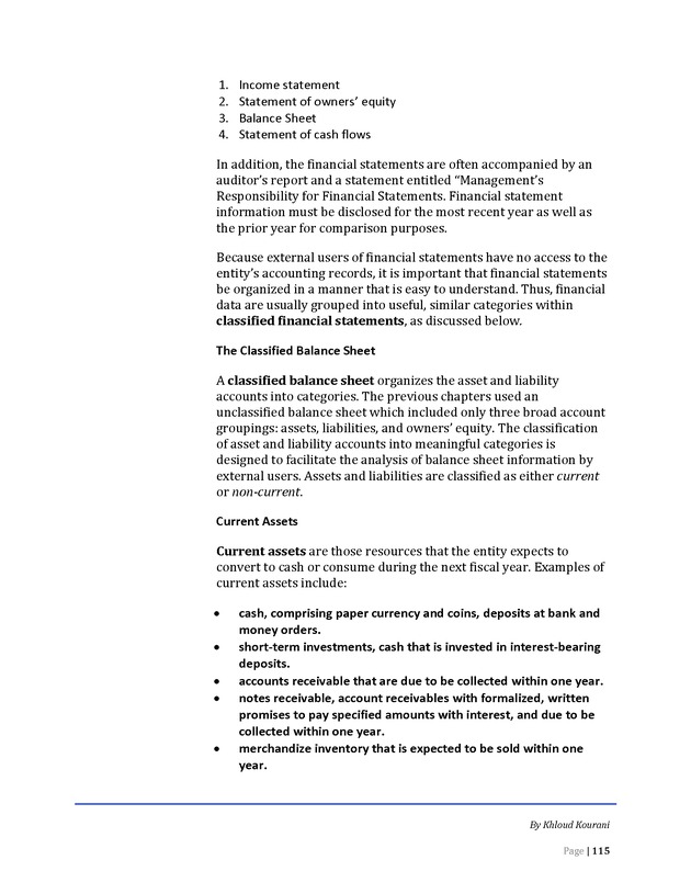 Introduction to Financial Accounting I - Page 115