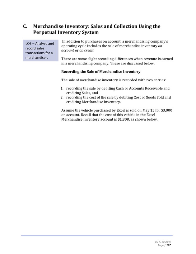 Introduction to Financial Accounting I - Page 137