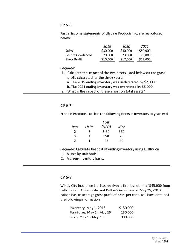 Introduction to Financial Accounting I - Page 194