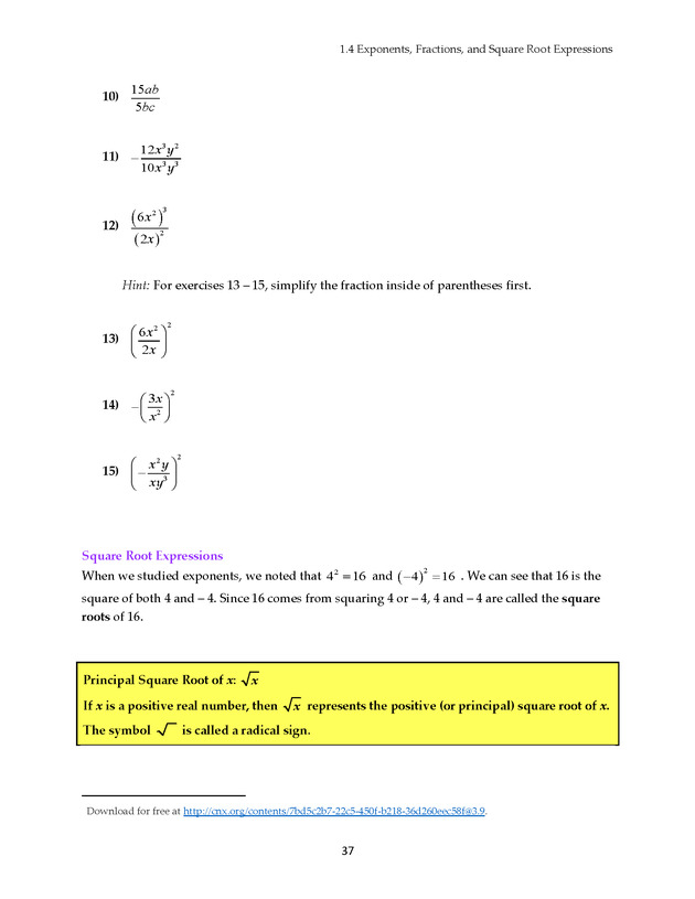 Math 021 Introductory Algebra, Third Edition - Page 37