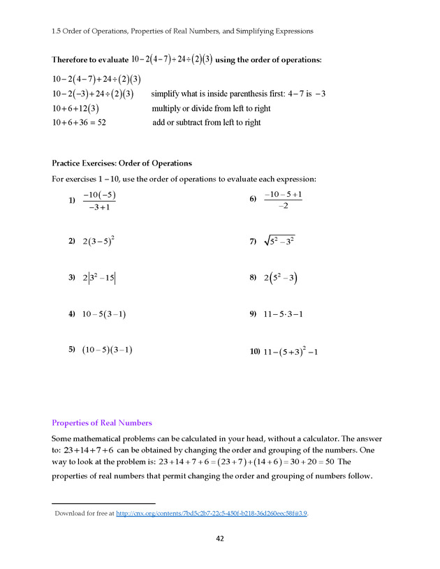 Math 021 Introductory Algebra, Third Edition - Page 42