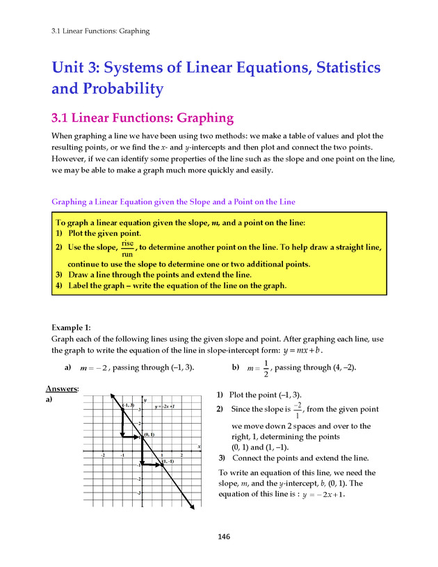 Math 021 Introductory Algebra, Third Edition - Page 146