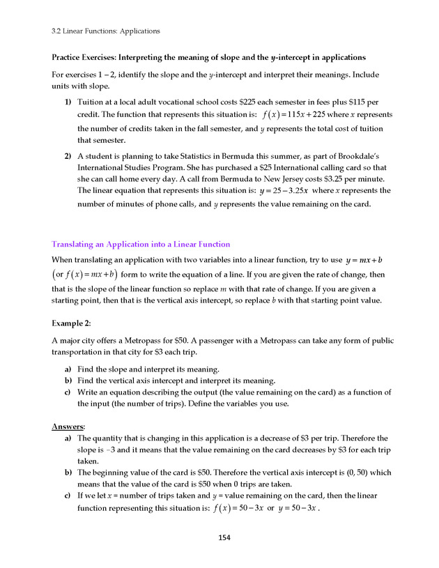 Math 021 Introductory Algebra, Third Edition - Page 154