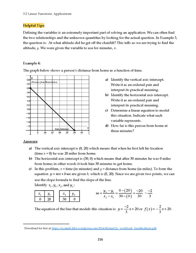 Math 021 Introductory Algebra, Third Edition - Page 156