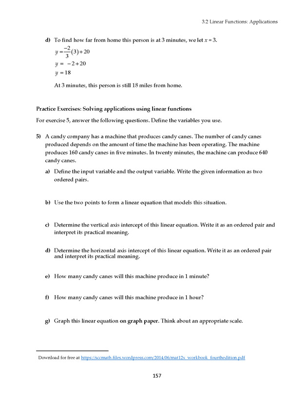 Math 021 Introductory Algebra, Third Edition - Page 157