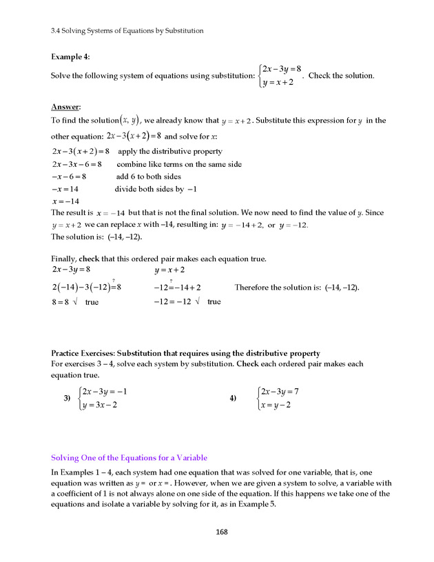 Math 021 Introductory Algebra, Third Edition - Page 168