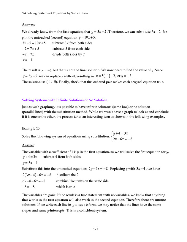 Math 021 Introductory Algebra, Third Edition - Page 172