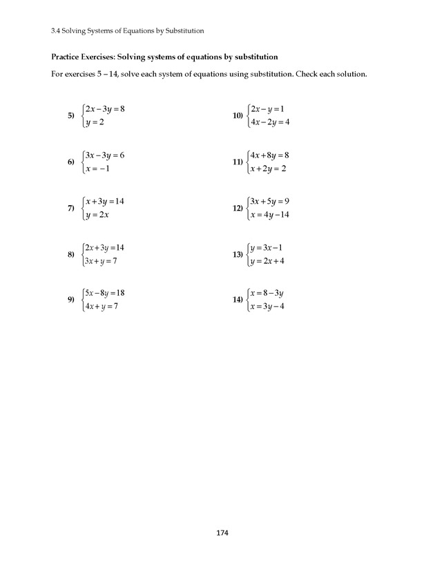 Math 021 Introductory Algebra, Third Edition - Page 174